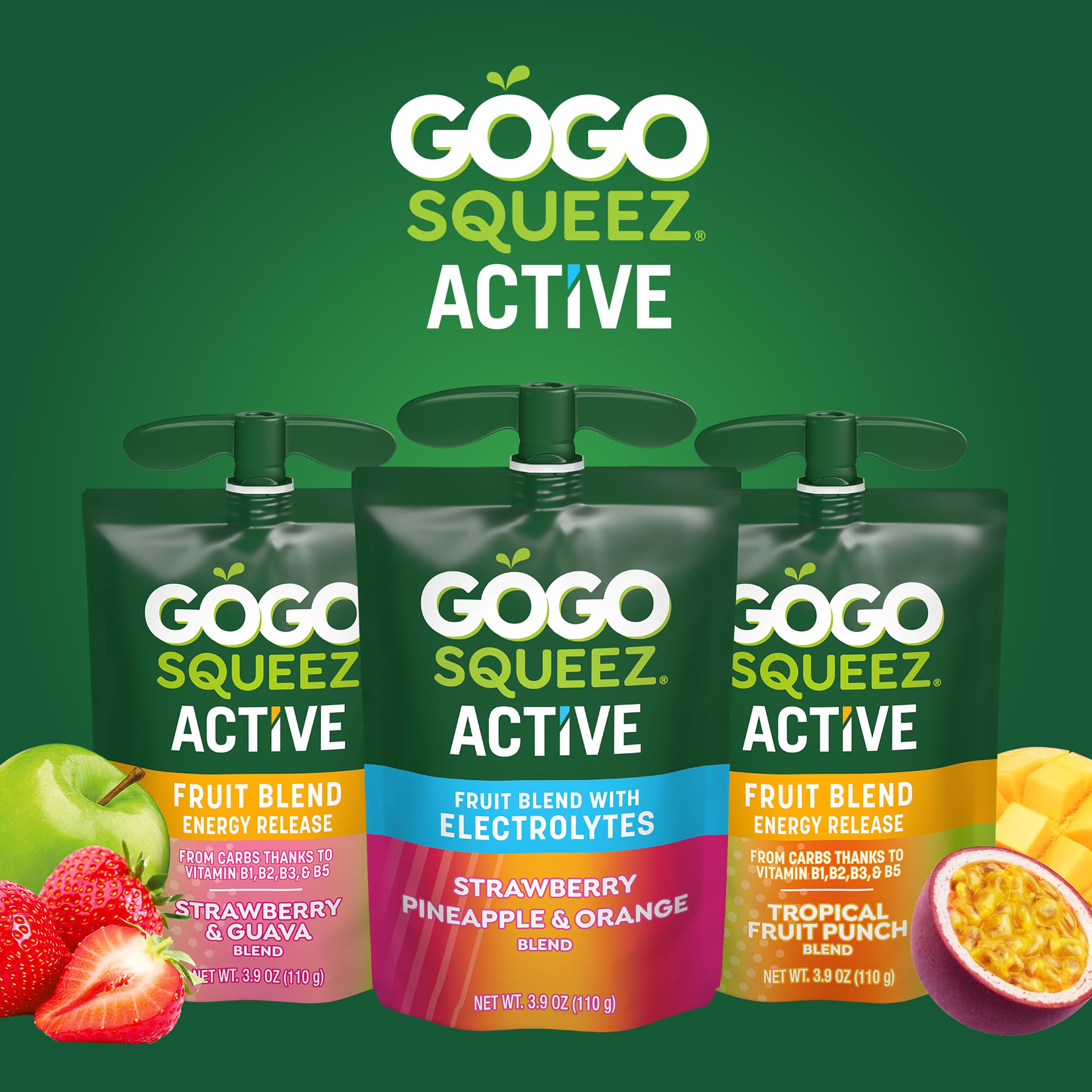GoGo SqueeZ variety pack highlights two flavors for workout or daily use