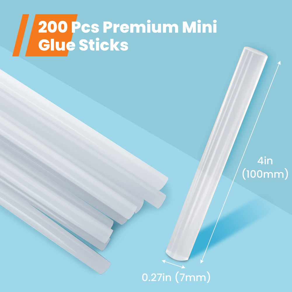 GoGonova 4in mini glue sticks melt evenly for smooth DIY projects