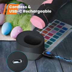 GoGonova USB-C charging port on battery-powered glue gun.