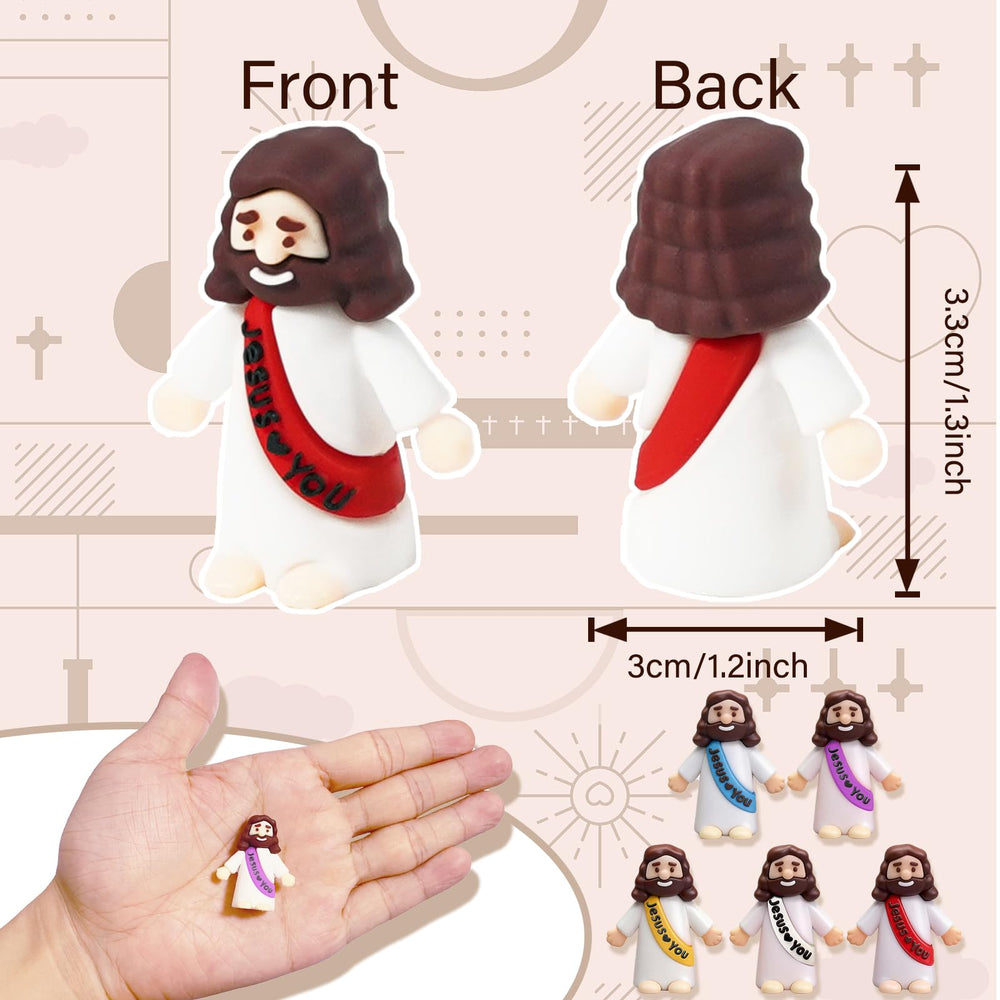 Goherii Little Jesus Figures safety-rubber, non-toxic material for gifting and display.