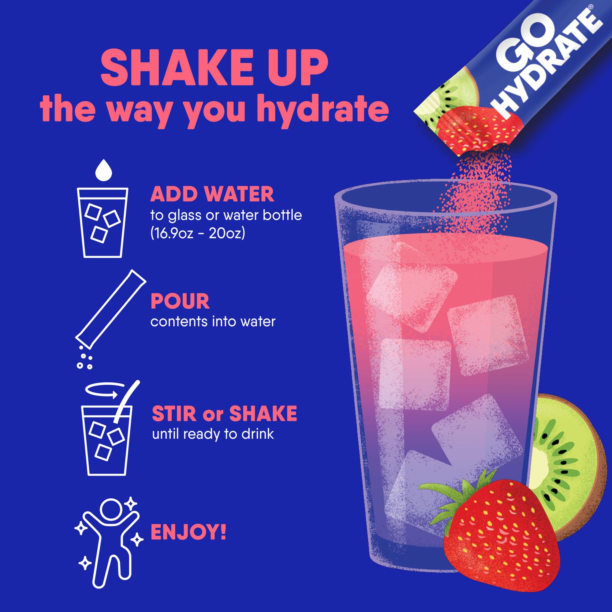 Gym bottle with GoHydrate for active hydration during workouts.
