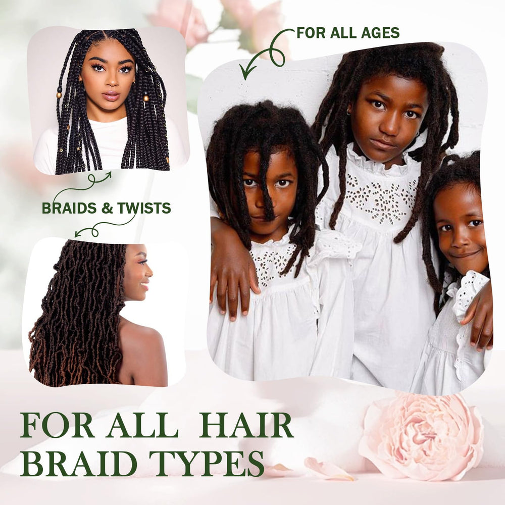 Goiple Braid Spray Rose Mint cap and bottle ready to use