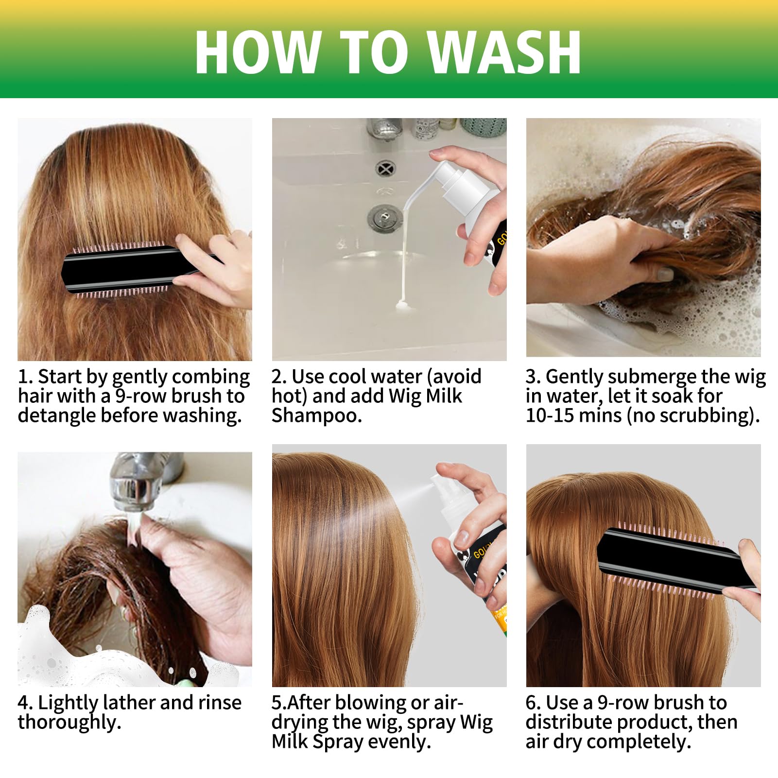 Goiple Daily Use Wig Care Kit ready for everyday styling