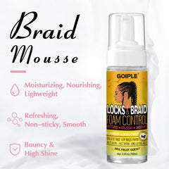 Goiple rosemary hair growth oil nourishes scalp during styling sessions.