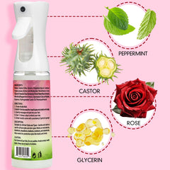Goiple Rosewater Hair Spray Mist provides gentle cleansing while supporting scalp balance.