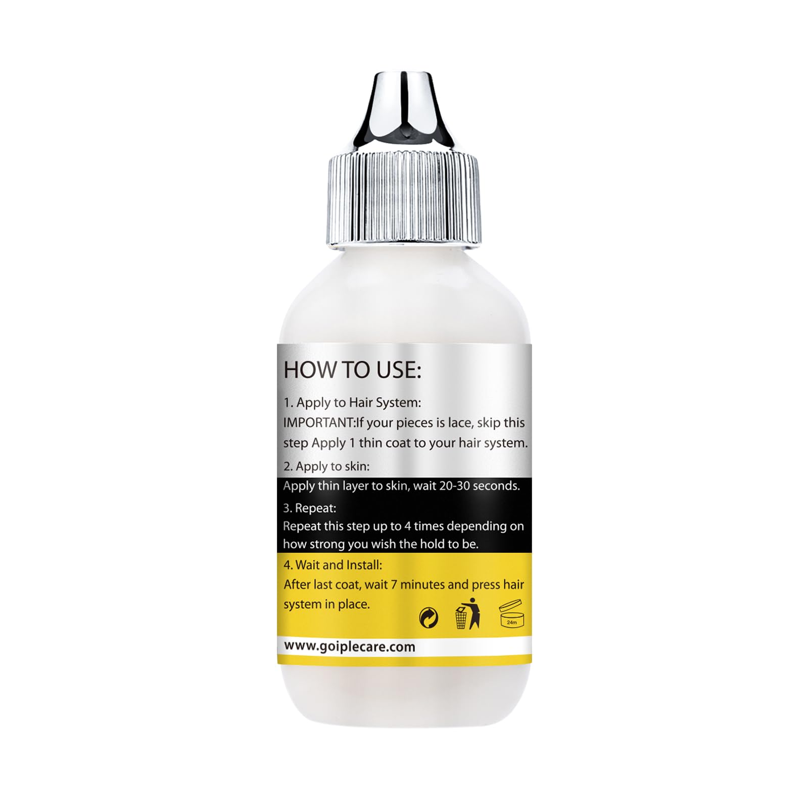 Goiple safe skin tested formula aims for comfort during wear.