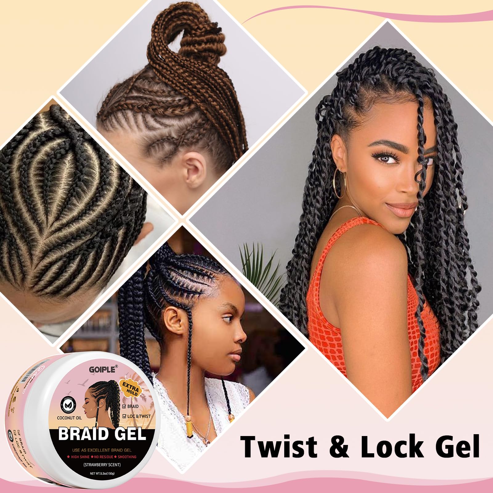 Goiple silk bonnet protects finished hairstyles overnight.