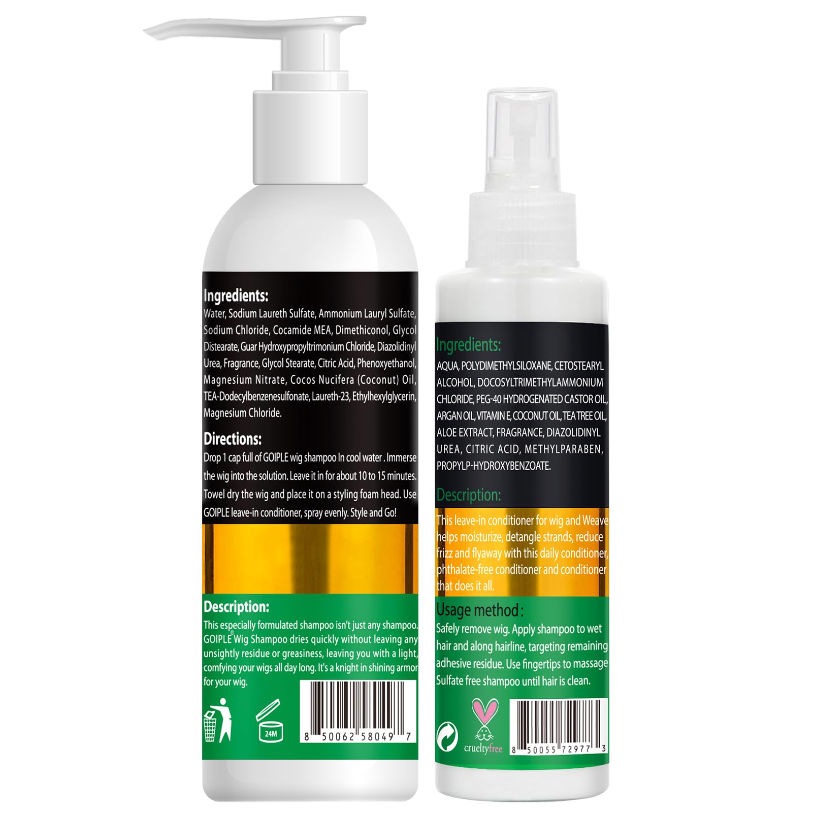 Goiple care kit provides silky shine after routine