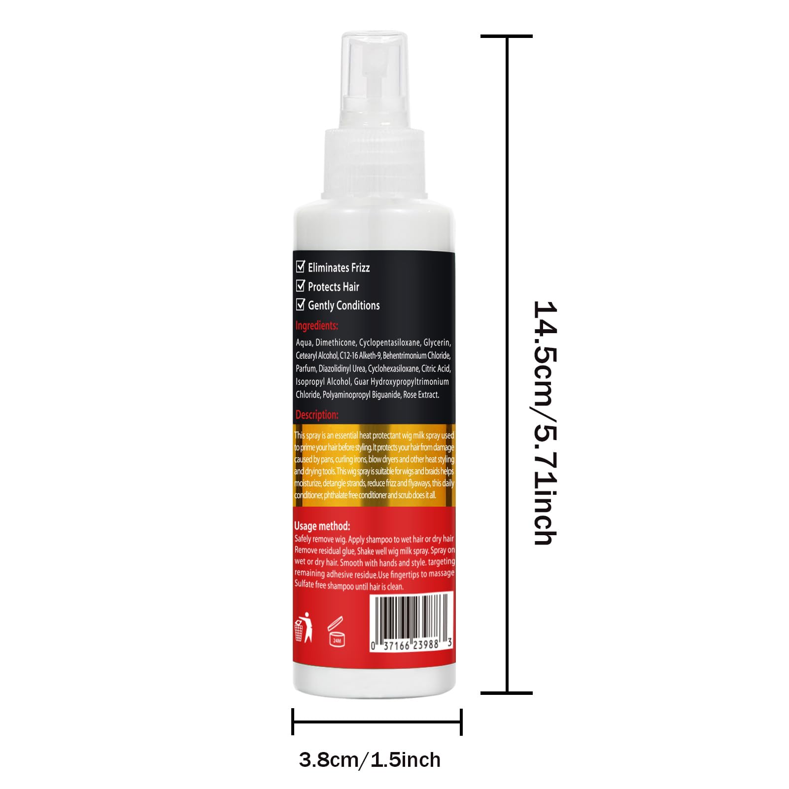 Goiple Wig Milk Spray shine revival maintains a refreshed wig look.