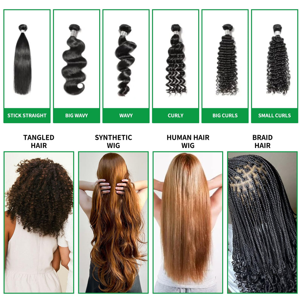 Tea tree oil, coconut oil, and aloe in Goiple Wig Milk Spray bottle hydrate