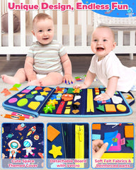 Gojmzo Busy Board alphabet learning encourages early literacy through play