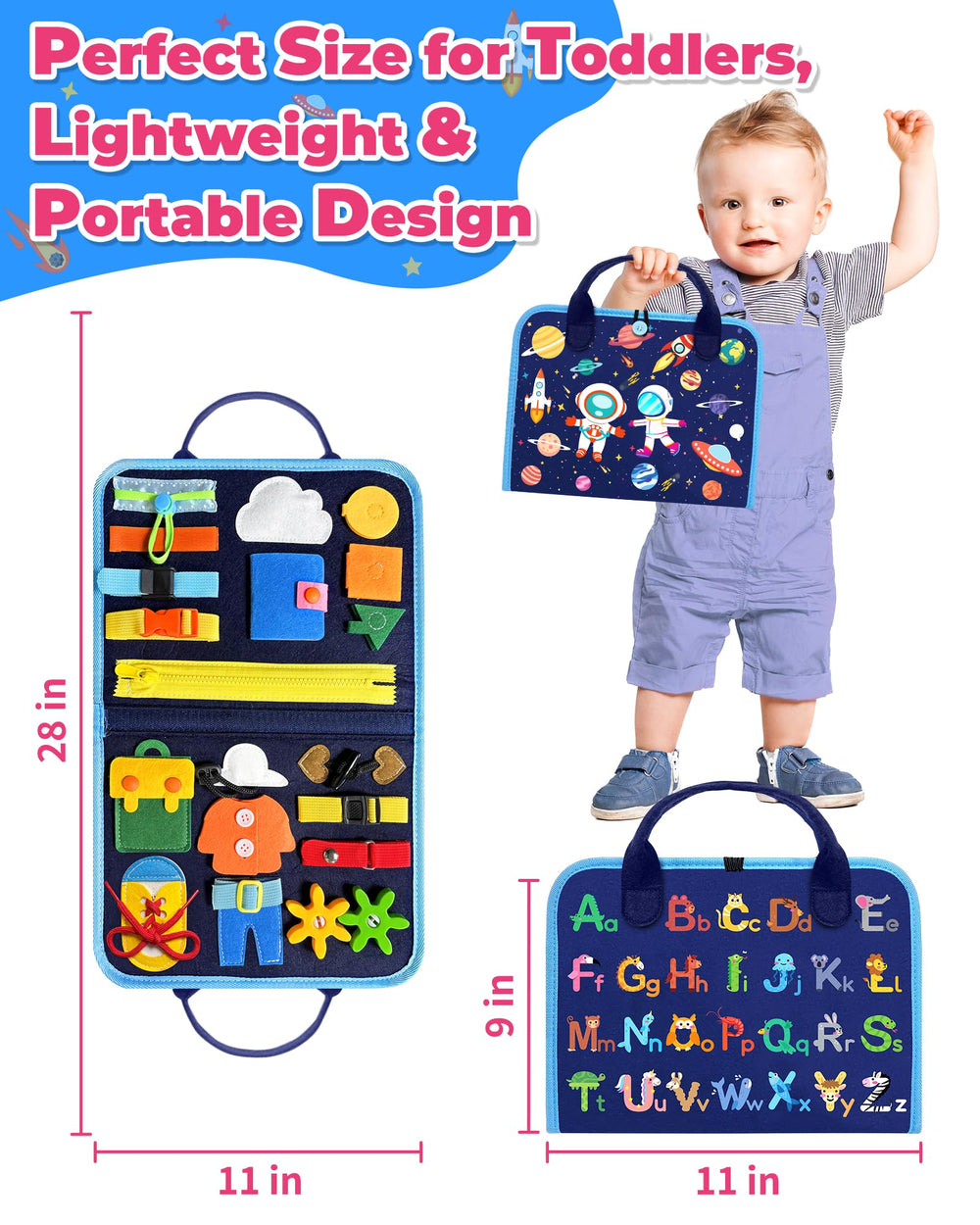 Gojmzo Busy Board clock and calendar activity fosters time concept learning
