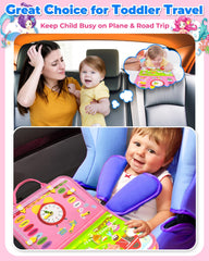 Gojmzo Busy Board zipper page offers tactile exploration and problem-solving practice.