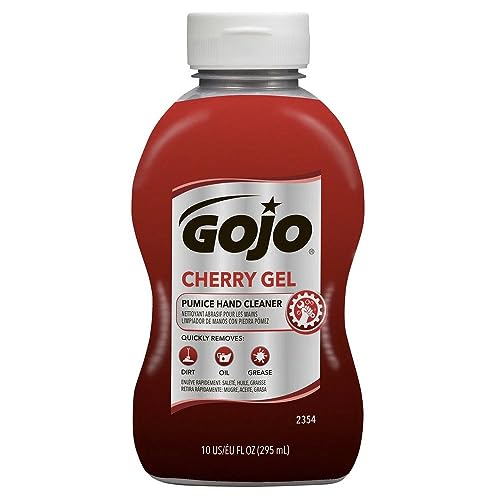 Close-up of pumice scrubbers in GOJO Cherry Gel Pumice Hand Cleaner