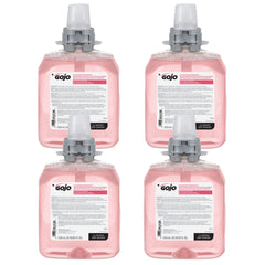 GOJO FMX-12 cranberry foam handwash refill bottle for quick cleansing.