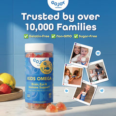 GOJOY NATURALS algae-based DHA for kids, a plant-based nutrition option.