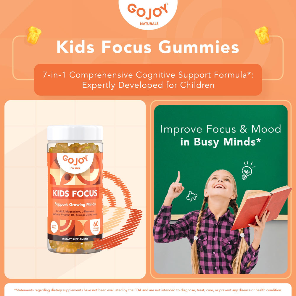 GOJOY NATURALS gummies with magnesium glycinate for a calmer mood