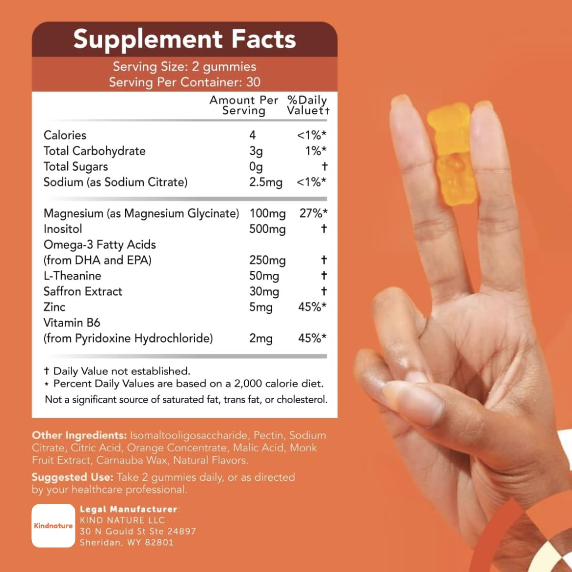 GOJOY NATURALS formula with Myo-Inositol for emotional balance in kids