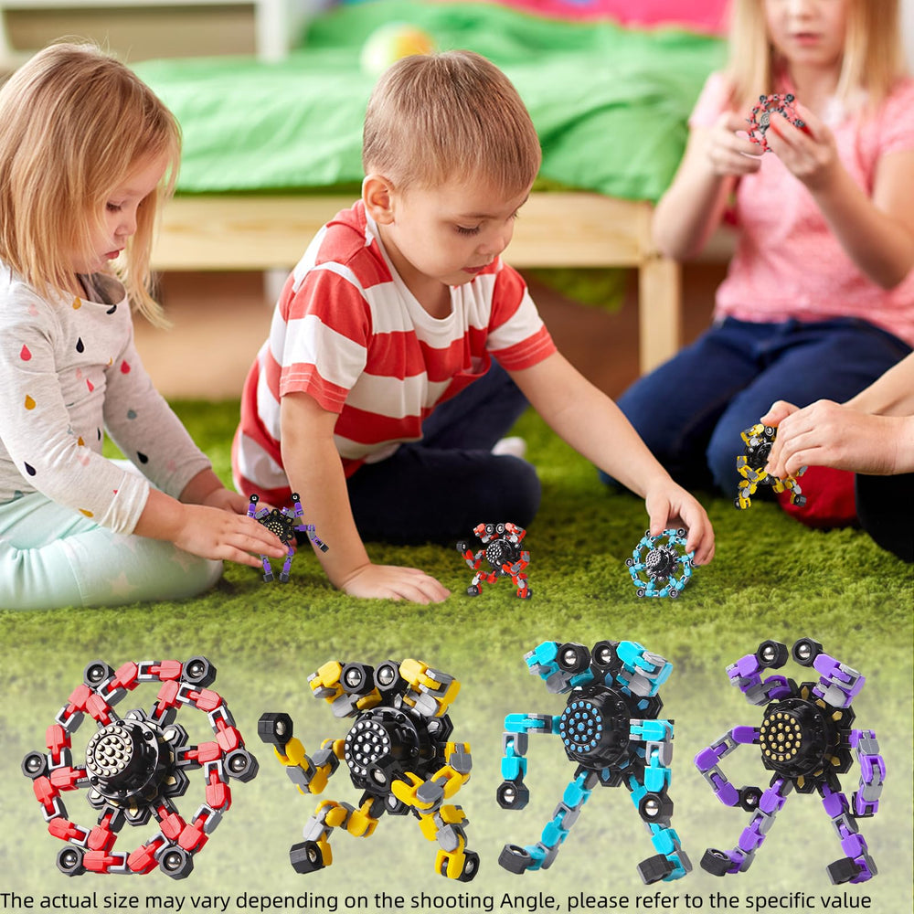 Gokeey fidget spinner chains extended for versatile shapes.