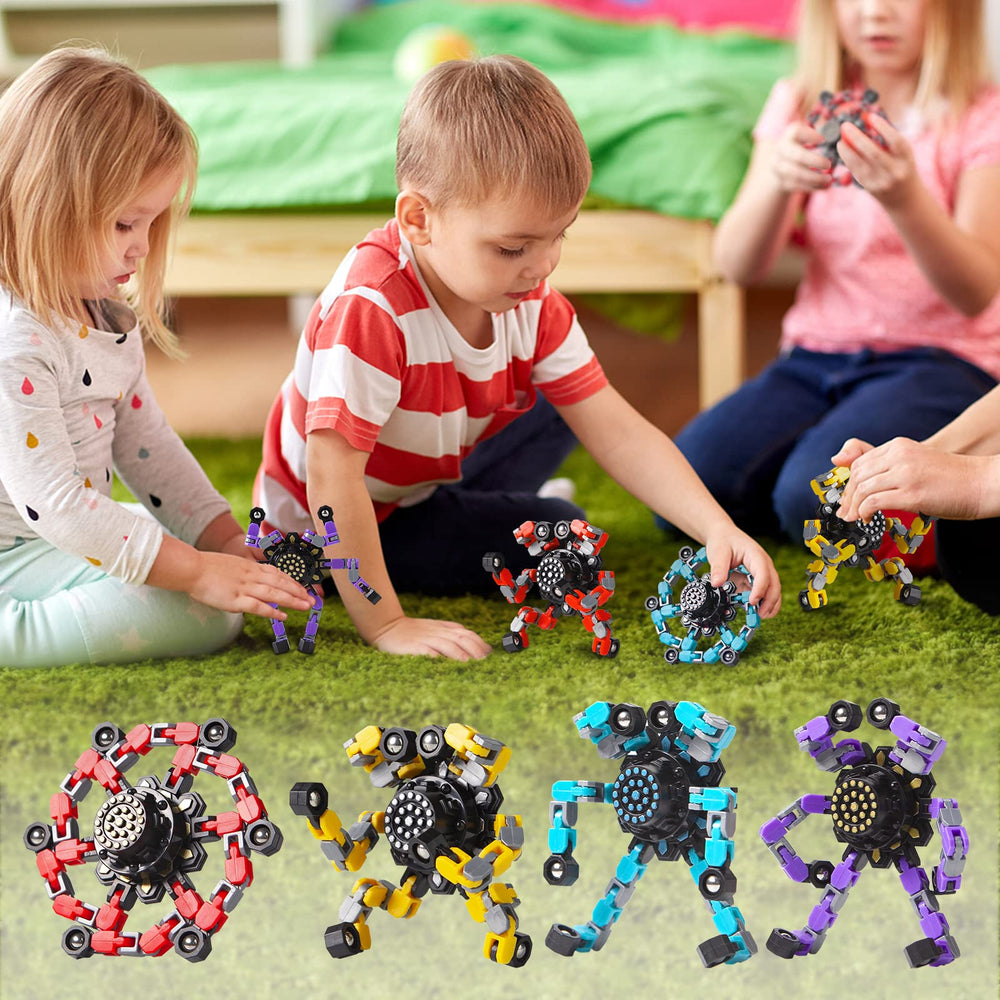 Gokeey blue transformable spinner portable for on-the-go focus.