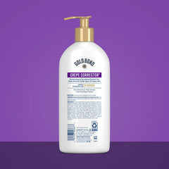 Gold Bond Age Renew Crepe Corrector applied to hand for daily care