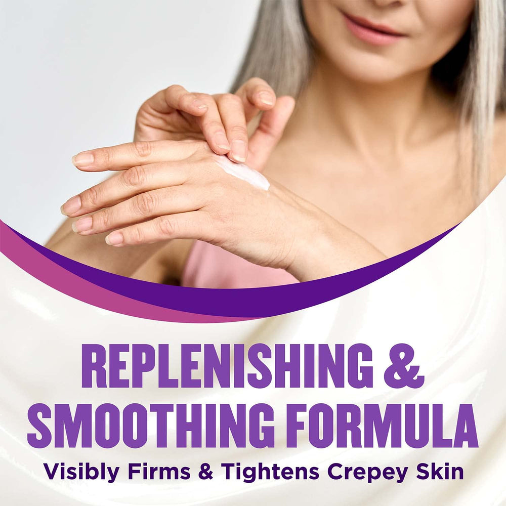 Gold Bond Age Renew Crepe Corrector Hand Cream label shown fragrance-free.