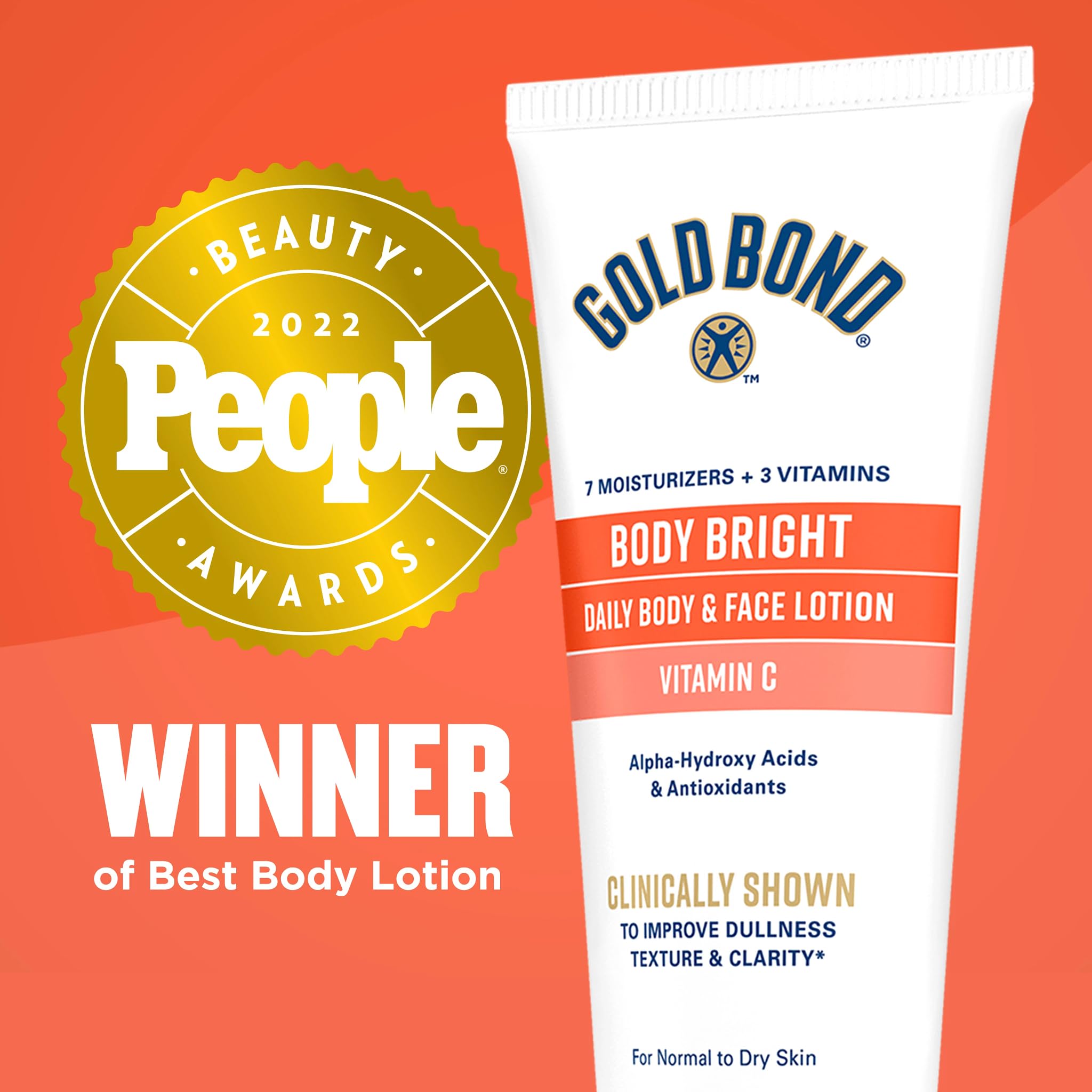 Gold Bond Body Bright suitable for both face and body daily use.