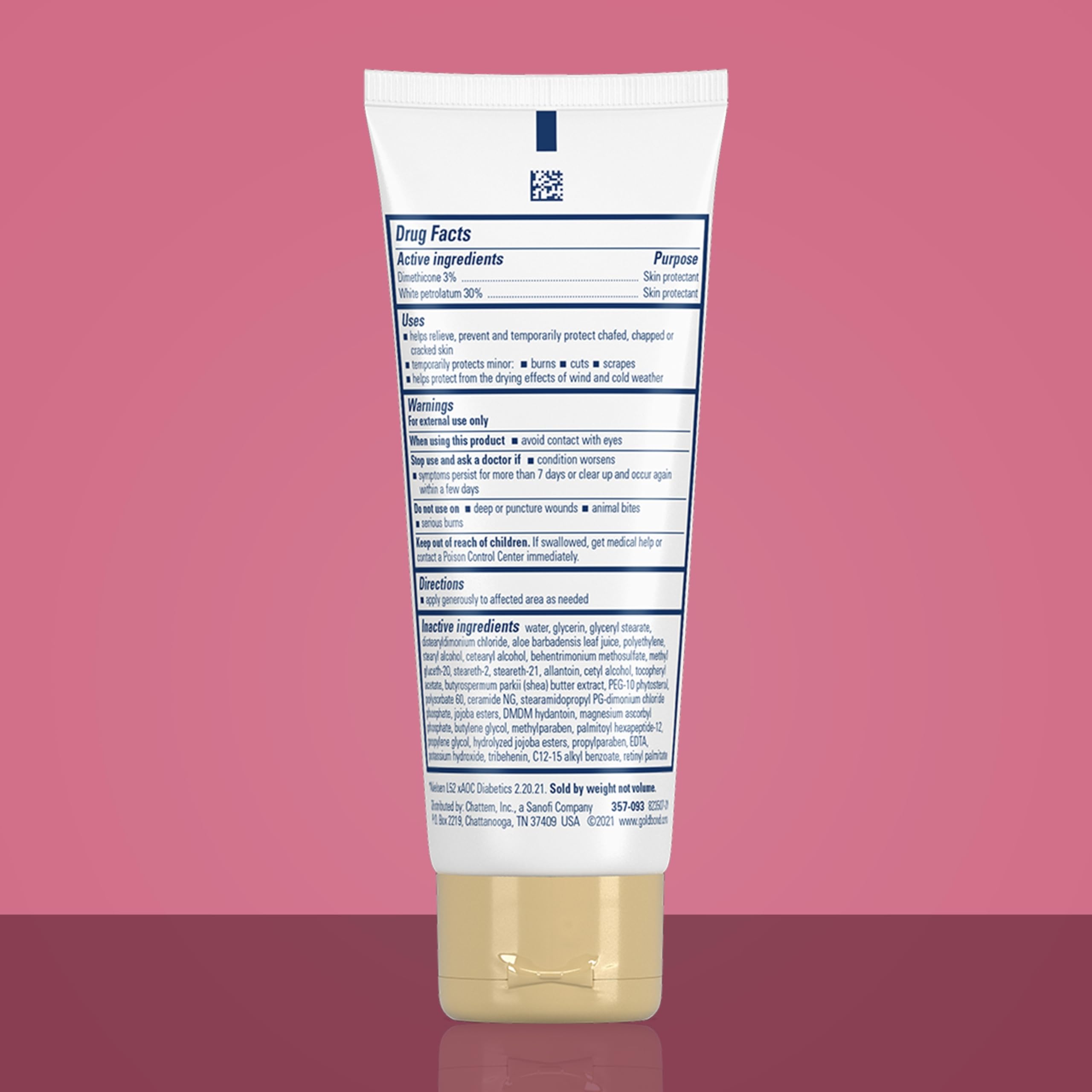 Gold Bond Diabetics Foot Cream being applied on the foot for hydration.
