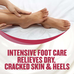 Gold Bond Diabetics Foot Cream ingredients label highlights seven moisturizers and aloe.