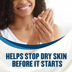 Gold Bond Healing Lotion cream swirl demonstrates rich, non-greasy hydration.