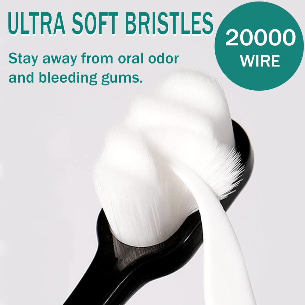 GOLD DAWN 20,000 ultra-soft bristles close-up for gentle cleaning