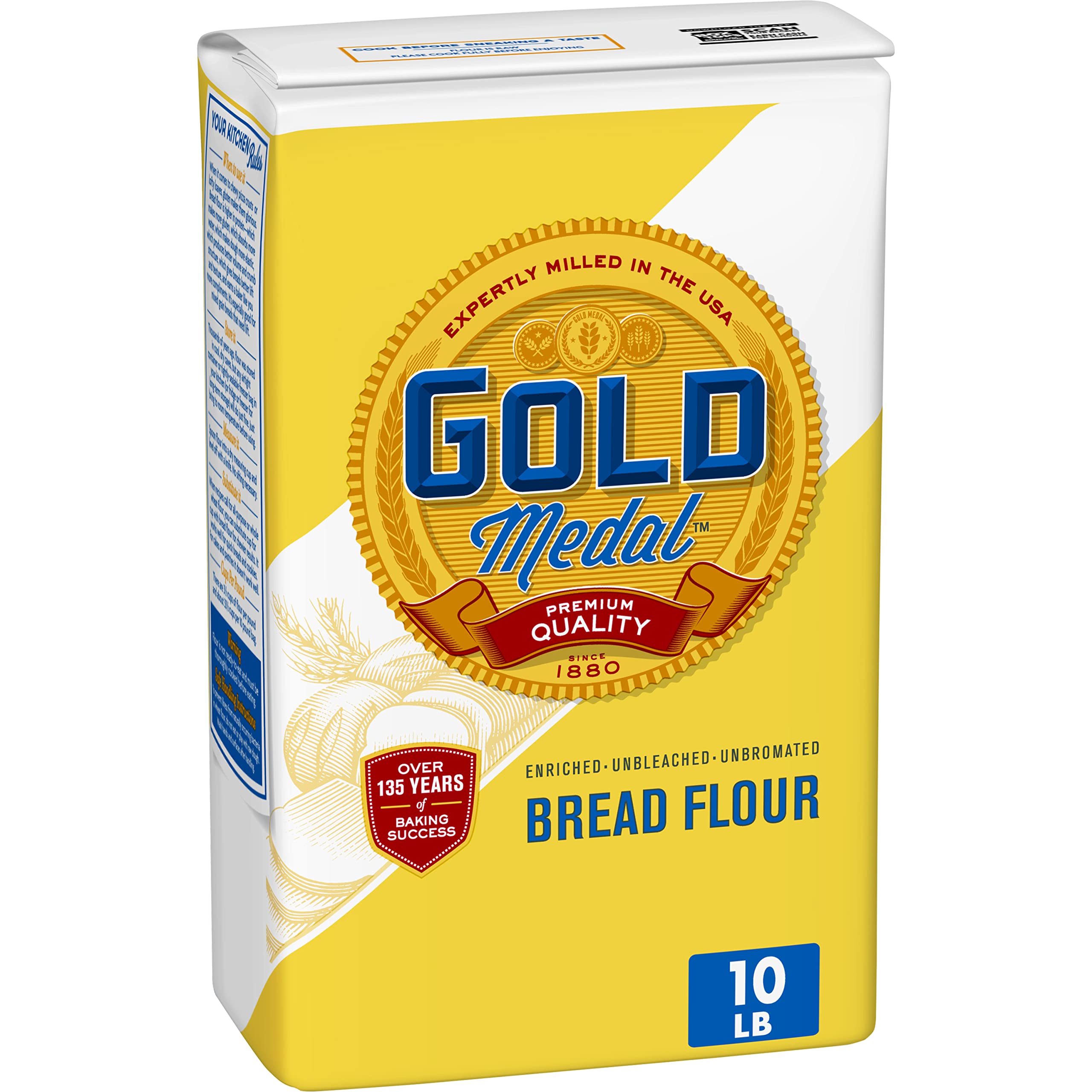 Gold Medal Bread Flour 10 lb bag for consistent loaves and crusts