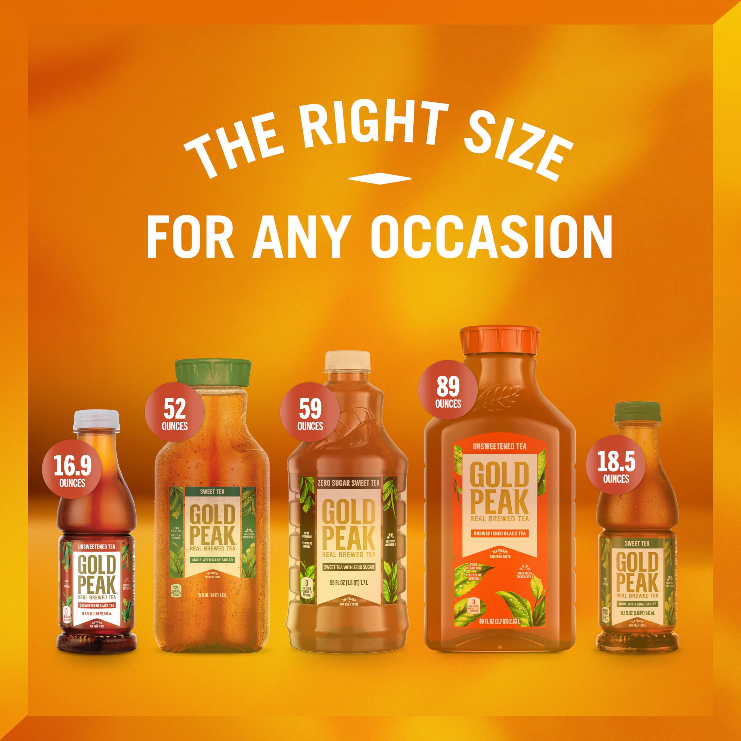 Gold Peak Unsweetened Tea meal pairing closeup highlighting versatile taste.