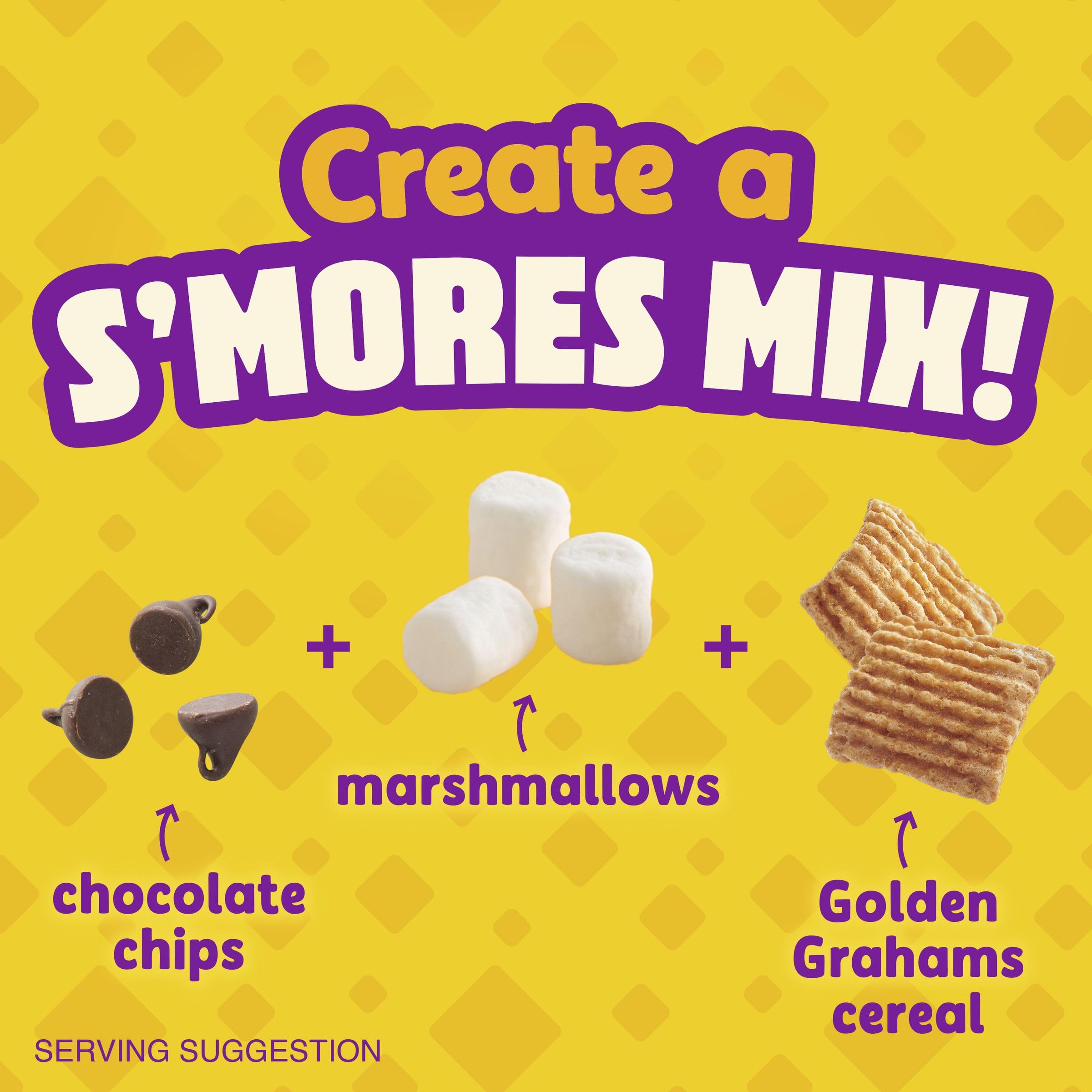Golden Grahams taste test with milk.