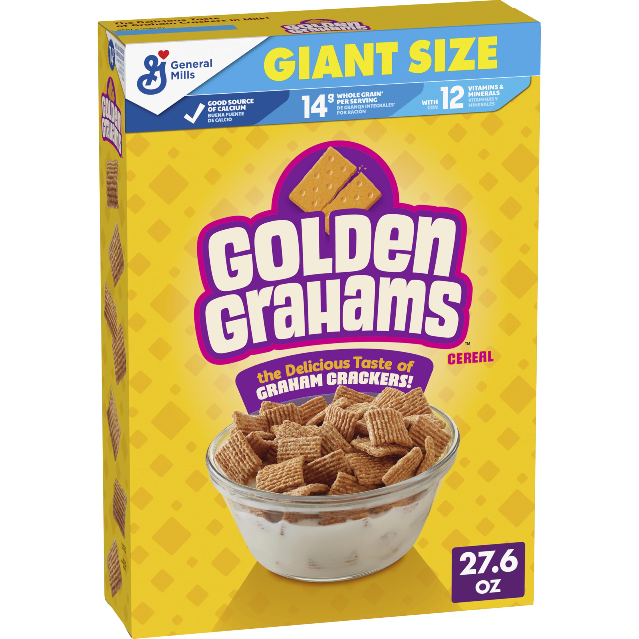 Golden Grahams crispy graham squares for a quick breakfast boost