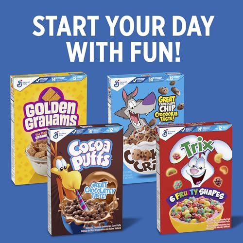 Golden Grahams family breakfast moment captured.