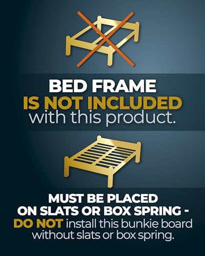 Golden Home Essentials bunkie board in dorm room saves space with low profile