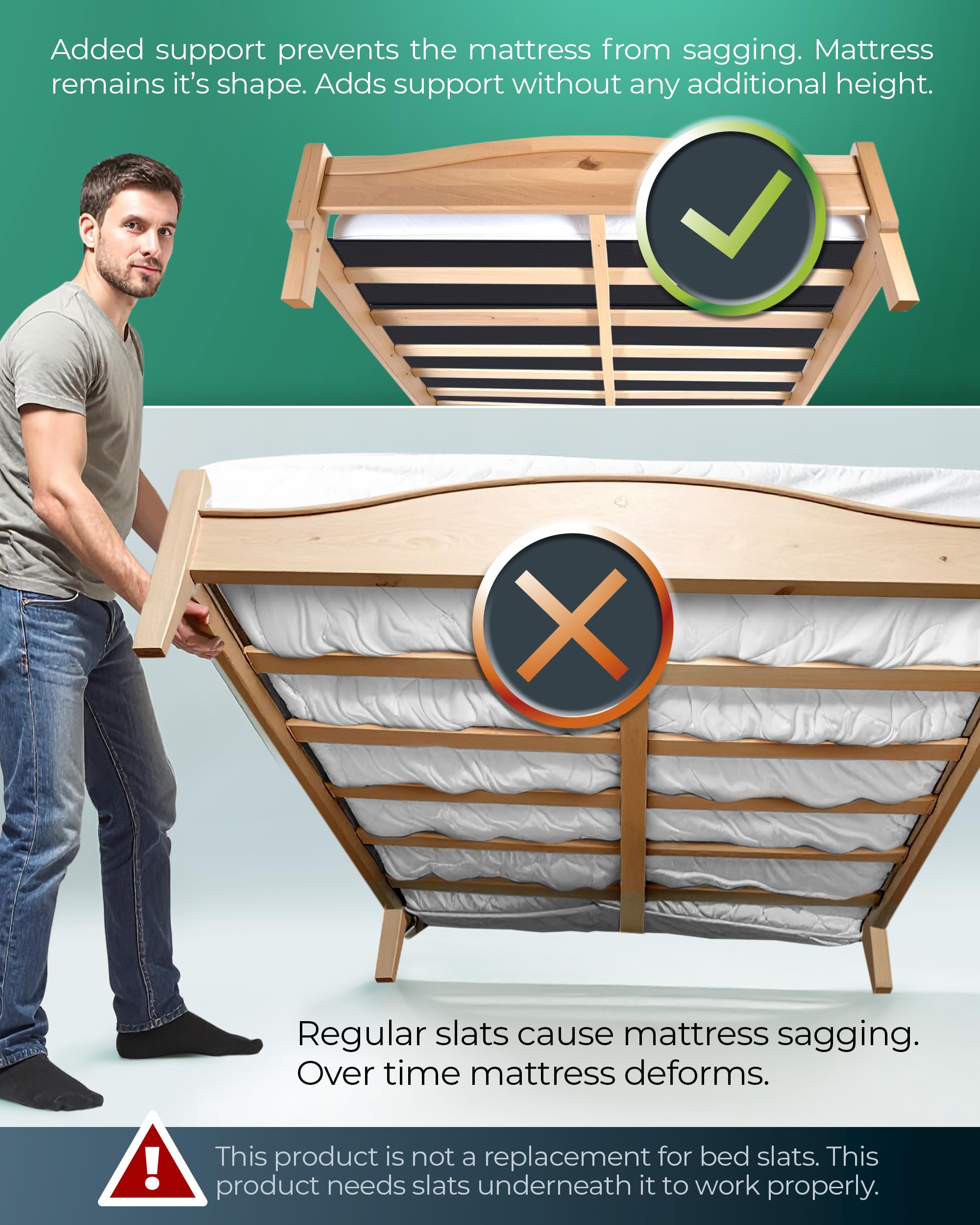 Golden Home Essentials bunkie board tool-free setup for quick installation