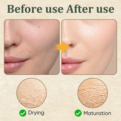 Golden Micro Peptide Tallow Serum amber glass bottle protects ingredients from light exposure