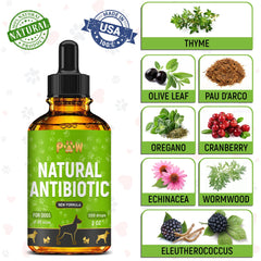 Golden Paw cranberry and oregano blend for dogs promotes natural comfort