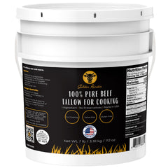 Golden Render seven-pound bulk tallow pack for versatile cooking