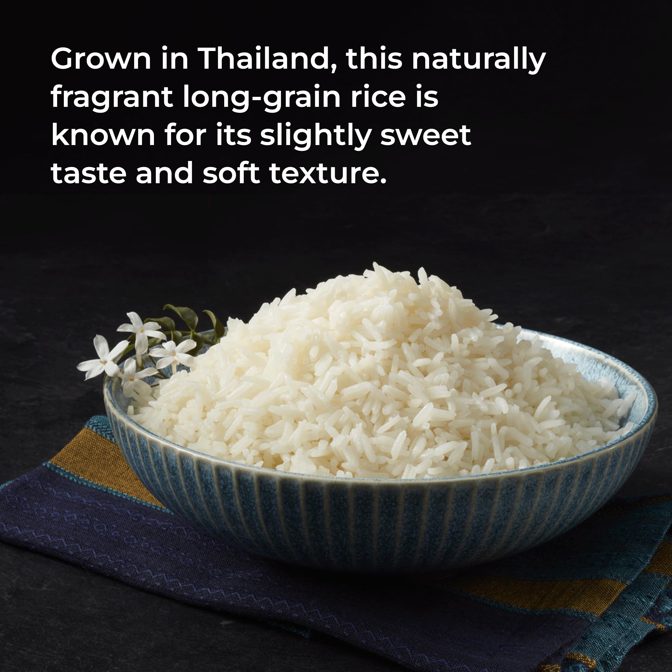 Golden Star rice packaging on a shelf demonstrates easy storage and freshness