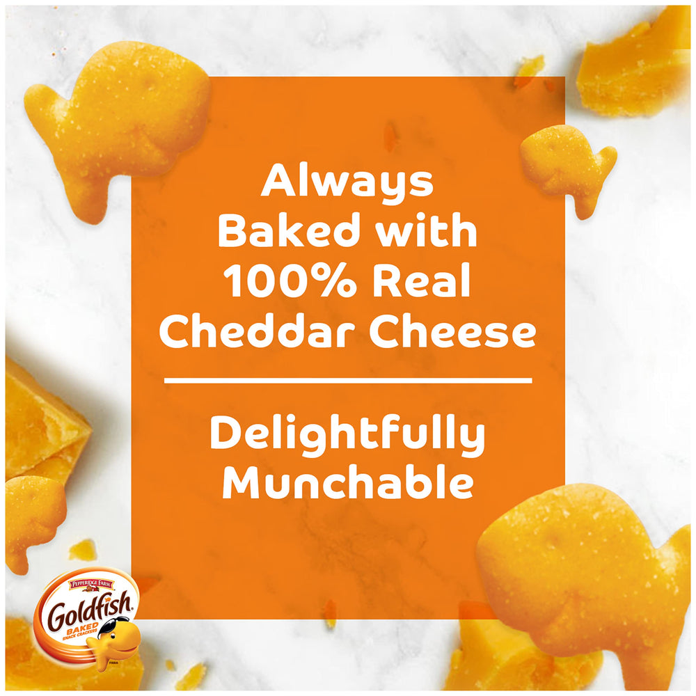 Goldfish cheddar crackers serving bowl perfect movie night snack with friends