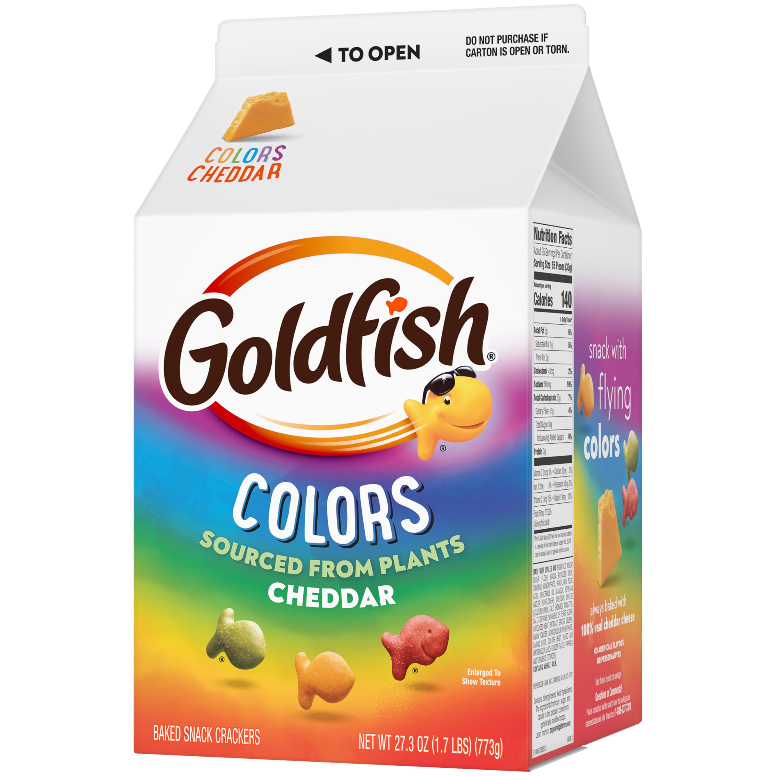 Goldfish Colors Cheddar crackers snack time scene, kid-friendly and fun.