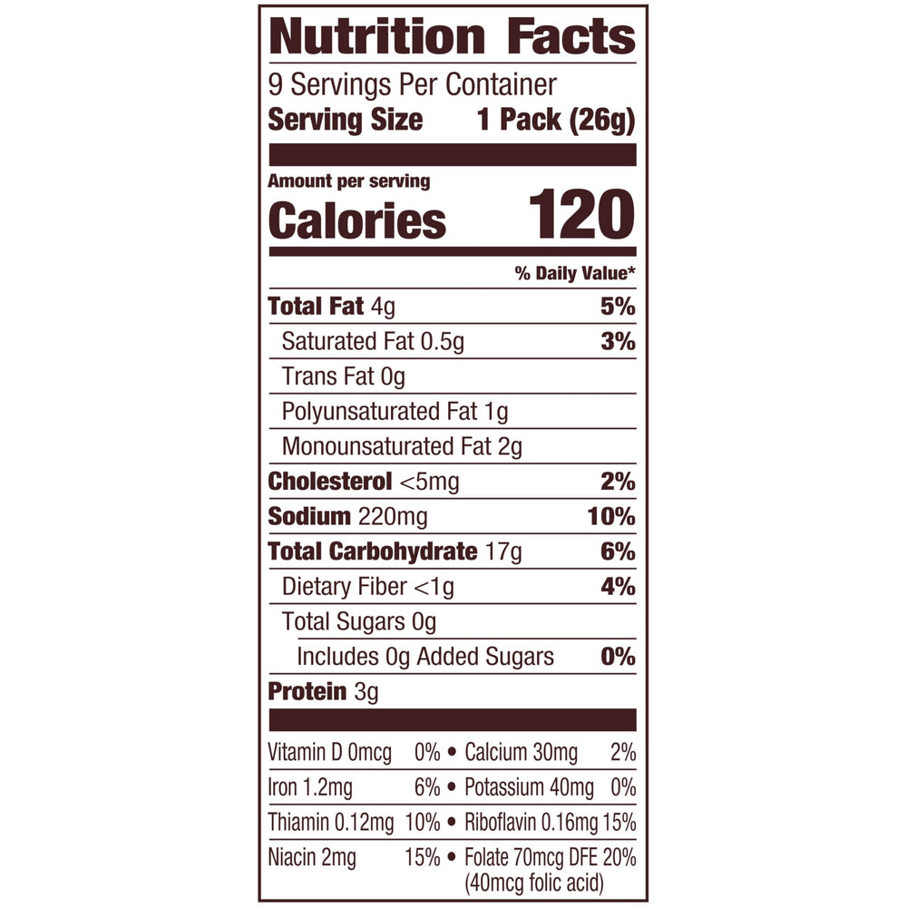 Goldfish Flavor Blasted Xtra Cheddar pack open showing individually portioned 0.9 oz snacks.