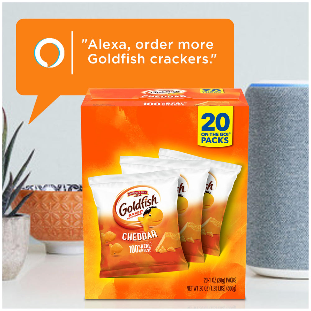 Goldfish cheddar crackers can be used as soup crackers or salad croutons.