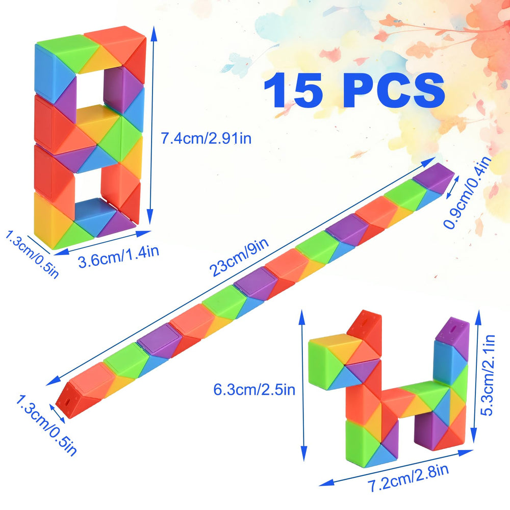 GOLDGE mini snake cube puzzle handheld assembly for creative stress relief