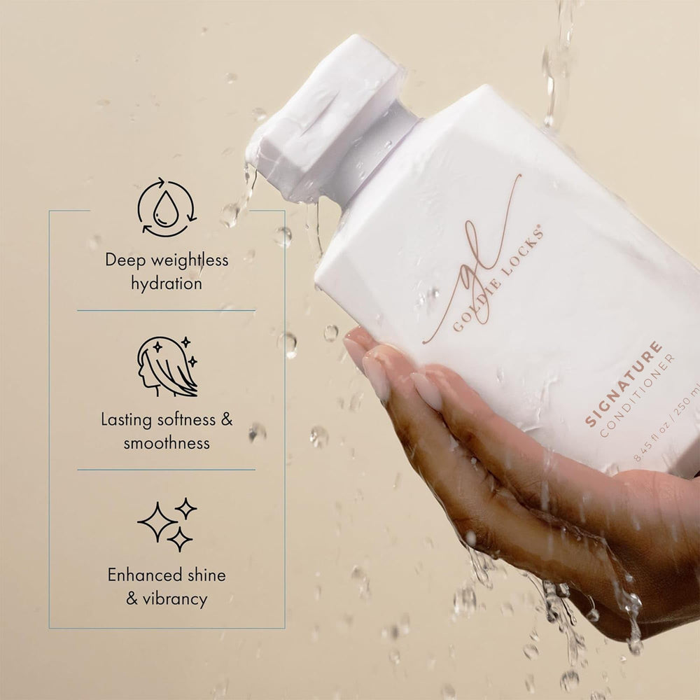 New minimalist Goldie Locks packaging design next to product