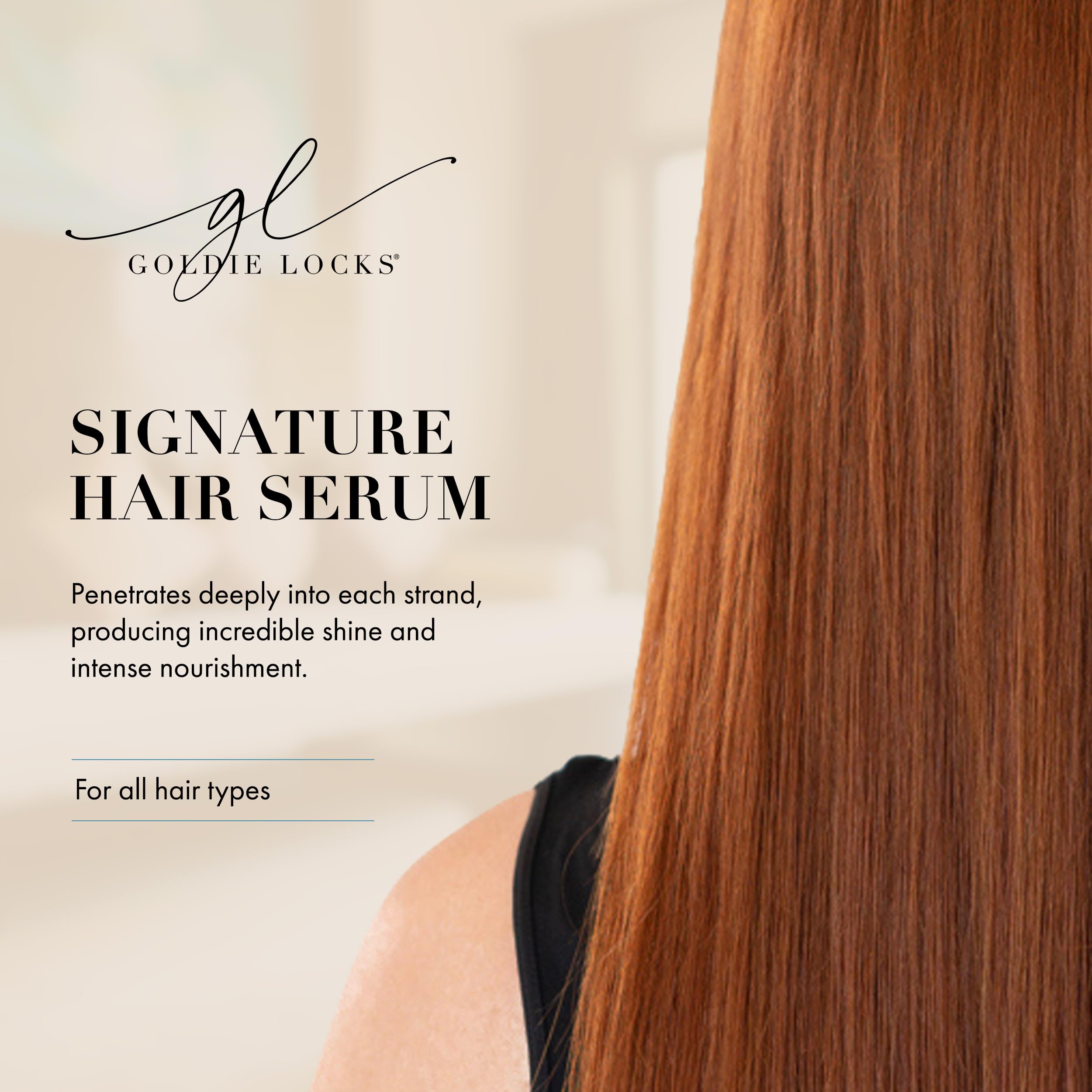 Goldie Locks Signature Serum frizz control for easier manageability