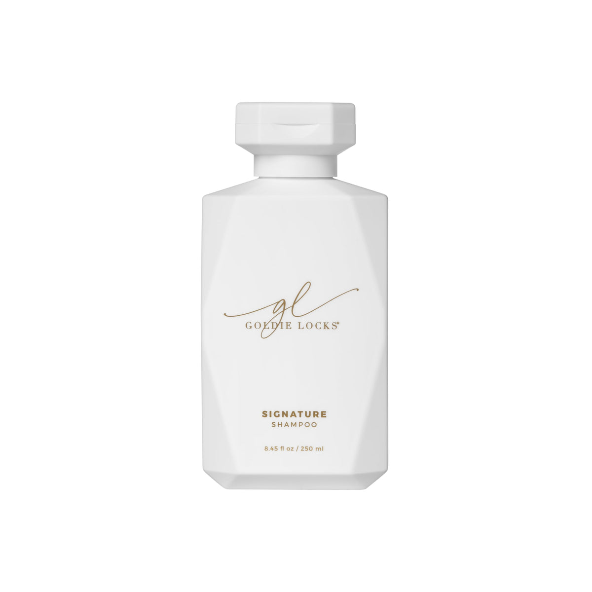 Goldie Locks Ultra Hydrating Shampoo bottle shown, color-safe cleansing for vibrant hair.